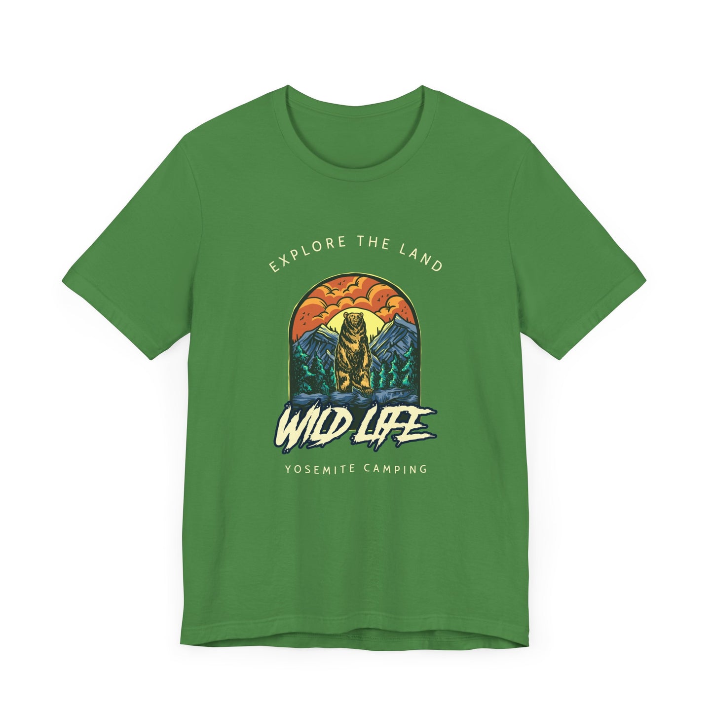 Hiking, Exploring, National Parks Unisex Jersey Short Sleeve Tee