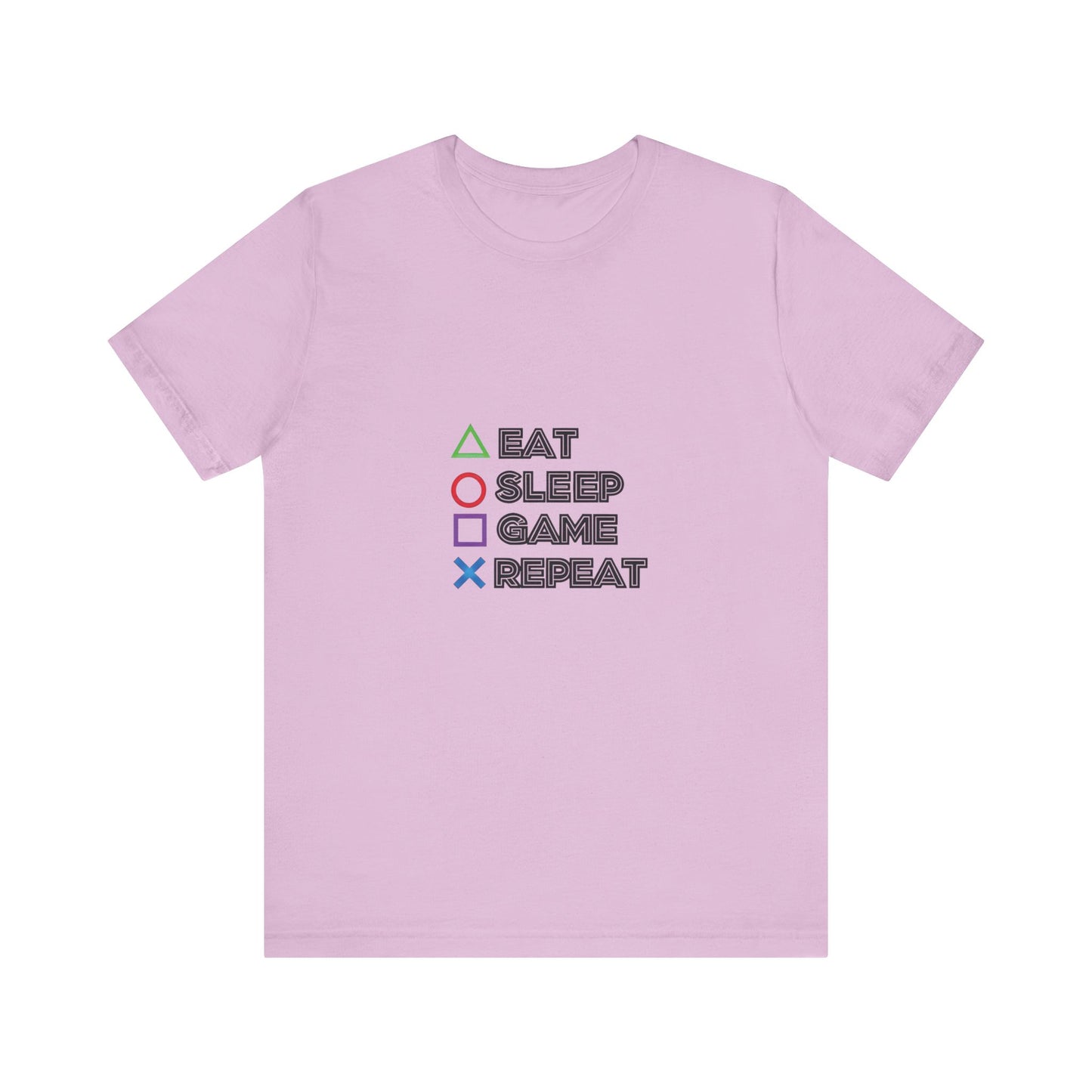 Gaming Unisex Tee - Eat Sleep Repeat Tshirt