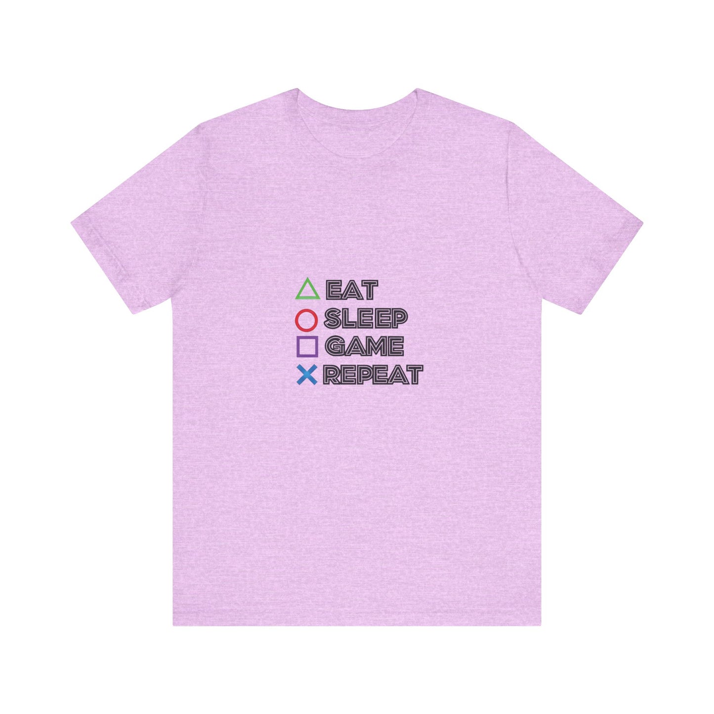 Gaming Unisex Tee - Eat Sleep Repeat Tshirt