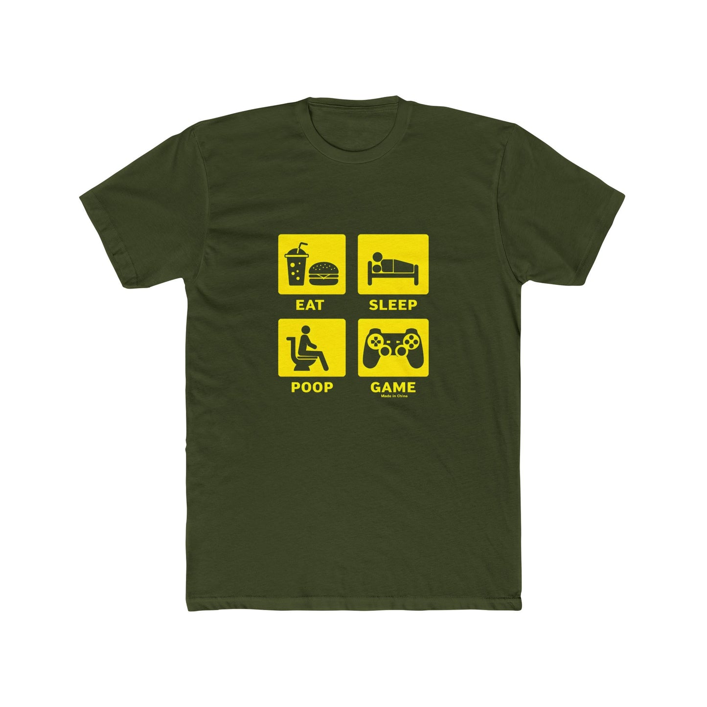 Funny Eat Sleep Poop Gaming Tee